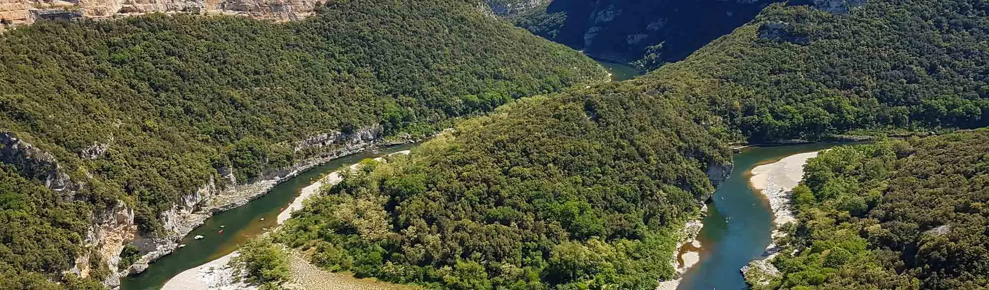 Les gorges de l'Ardèche